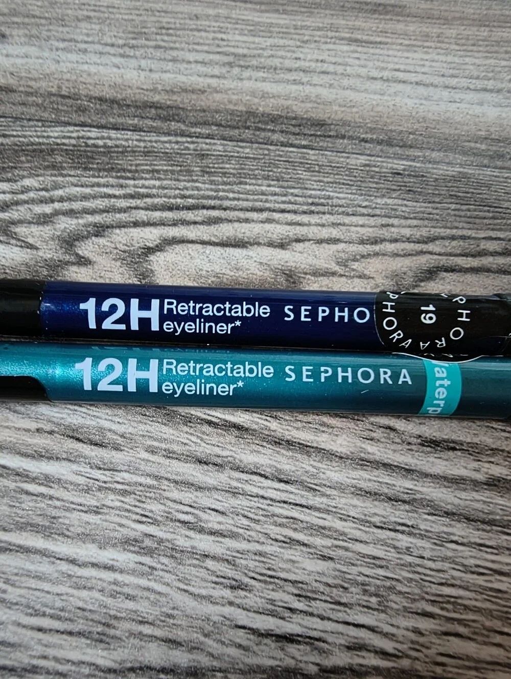 Sephora Retractable Eyeliner - Shimmer Navy And Shimmer Aqua